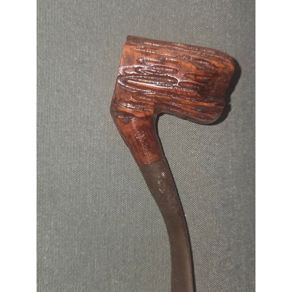 Vintage Whitehall Briar Pipe Rusticated Wood Tobacco Smoking Pipe Made in Italy